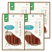 굿데이 건강한 소시지 강아지간식 100g, 오리고기 맛, 4개