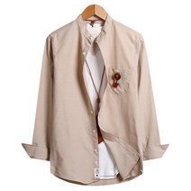 레이먼 남성용 헨리넥 데일리 옥스포드 셔츠