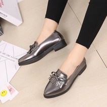 올나인 여성용 나선 술포인트 로퍼