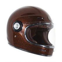 토크 메가플레이크 루트 비어 풀페이스 헬멧, BROWN