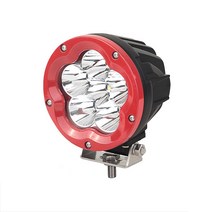 LED 써치라이트 원형 60W, LED(백색), 커버(프리미엄 레드)