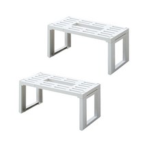 큐브 멀티 정리 선반 화이트, 2개