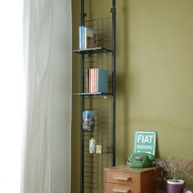 까사마루 매직파티션 스탠드선반 소형 세트, 블랙