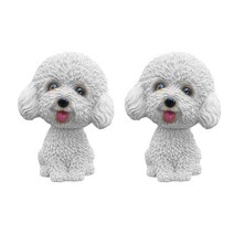 블럭마트 차량용 강아지 흔들인형 2p, type1, 2개