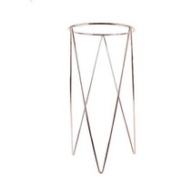 데코코마니 철제 스탠드 화분 왕관 오브제, 로즈골드