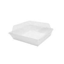 더담다 무지 화이트 샌드위치 정사각대, 100개입, 1개