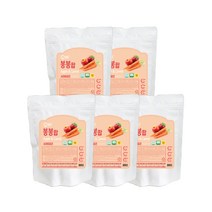 오늘도 봉봉팝 유기농쌀과자 25g, 사과 + 당근 혼합맛, 5개