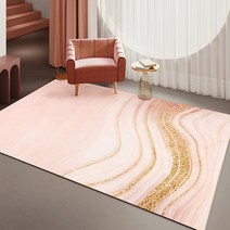 에이블밤부 단모 모던 골드 시그니처 러그 Wave