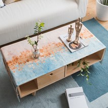 블럭마트 북유럽풍 사각형 거실 테이블 커버 겸 식탁보, TYPE3, 50 x 160 cm