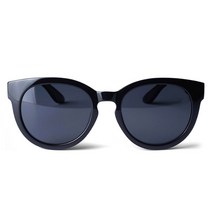 오클랜즈 편광 보잉 패션 선글라스 Q901, 블랙 프레임 + 스모그 렌즈