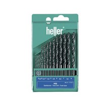 헬러 강철 드릴비트 13종 세트 HSS-R, 1세트