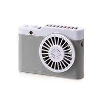 미미드비숑 카메라 목걸이 휴대용 선풍기, FN-01, 그레이