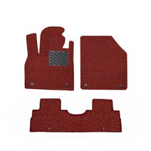 네이처 차량용 코일 카매트 확장형 레드 세트, 넥소, 현대자동차