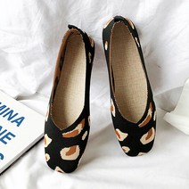 마켓에이 디버스패턴 소프트 플랫슈즈