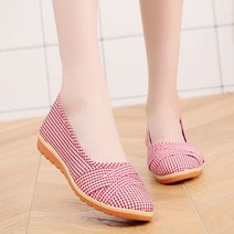 마켓A 랩스타일 패턴 이지 플랫슈즈