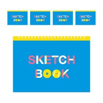 뮤엠교육 뮤고랑 스프링 스케치북 5p, 345 x 250 mm, 20매