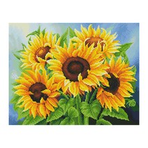 아이러브페인팅 정물 DIY 보석십자수 50 x 40 cm, 5개의태양, 1세트