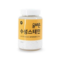 페인트인포 올바른 수성 스테인 600화이트 250ml, 1개