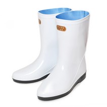 보생 논슬립 여자 장화, 백색, 230