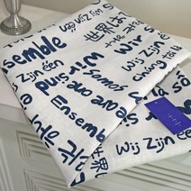 나산데코 프린트 마 원단 P6611-2, 혼합색상