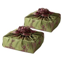 통샵 양색단 보자기 70 x 70 cm, 연두, 2개