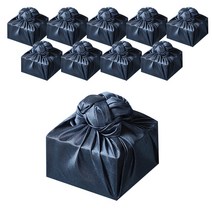 통샵 실크 홑 보자기 55 x 55 cm, 네이비(666), 10개