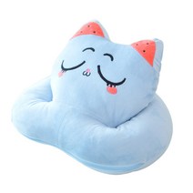 GUNU 냥냥이 낮잠 베개 쿠션, 하늘냥이