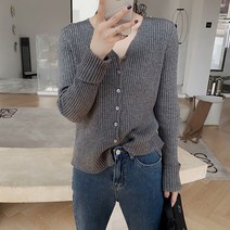 포플러앤씨 파우 니트 가디건