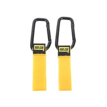 립타이 케이블 캐리어 블랙 카라비너 옐로우 2p J-B6-C02-Y, 1개