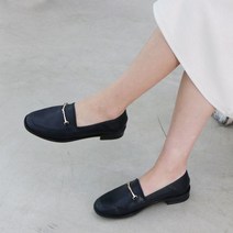 여성용 페이지 투웨이 플랫 단화형 로퍼