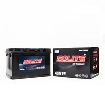 카렉스 쏠라이트 차량용 배터리, AGM 95L, 1개