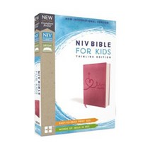 NIV : Bible for Kids Leathersoft Pink Red Letter Comfort Print Thinline, Zondervan Publishing House