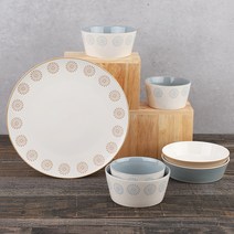 블룸엣홈 플레임 2인 미니 홈세트 대 7p, 혼합색상, 5종