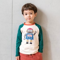 라라아망 남아용 헤이로봇 라글란 티셔츠