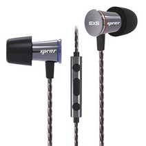 EXS X10 스피어 커널형 메탈 이어폰, 블랙 건메탈