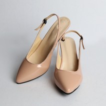 라블 에나멜 슬링백 7cm