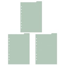 플레픽 A5 6공 떡메모 인덱스 패드 도트 그린 3p, 30매