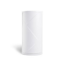 앤티스 클리어 회전식 코너 수납장 화이트, 1개
