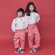 디망쉬키즈 아베끄뚜아 아동용 밴딩 코튼 팬츠