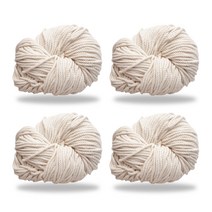 태광 마크라메 실 4mm 4p, 무지, 91m