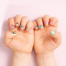 봉봉프랜즈 네일프랜즈봉봉 3~7세 키즈용 붙이는 매니큐어, 봉봉캐슬, 1개