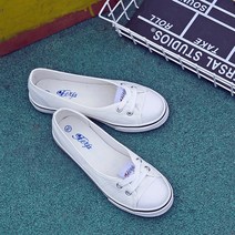 콩 여성용 빈슈 플랫 스니커즈