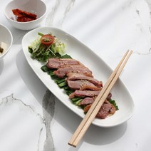쓰임 라피네 타원 접시, 2개, 타원 접시 2p