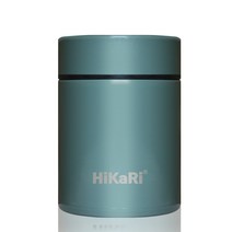 HiKaRi 스텐 보온 도시락통, 카키, 200ml