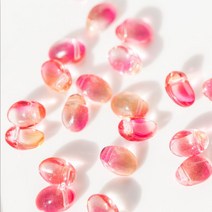 네일은재료빨 대용량 스톤 조약돌 스톤 네일아트재료, 15 레드, 30개