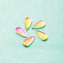네일은재료빨 롱드롭 평 네일스톤, 레인보우, 30개