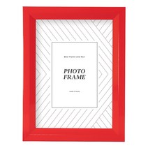 예쁜칼라 사진액자, 레드