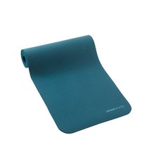 데카트론 Comfort100 필라테스 플로어 매트, 다크페트롤 블루