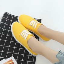 콩 빈슈 컬러 여성 스니커즈