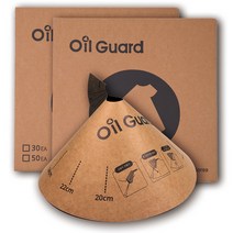 오일가드 기름튐 방지 프라이팬 덮개, 지름 327mm x 두께 1mm, 100개